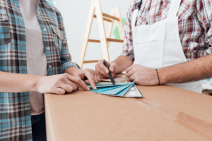 a person planning to repaint their home’s interior